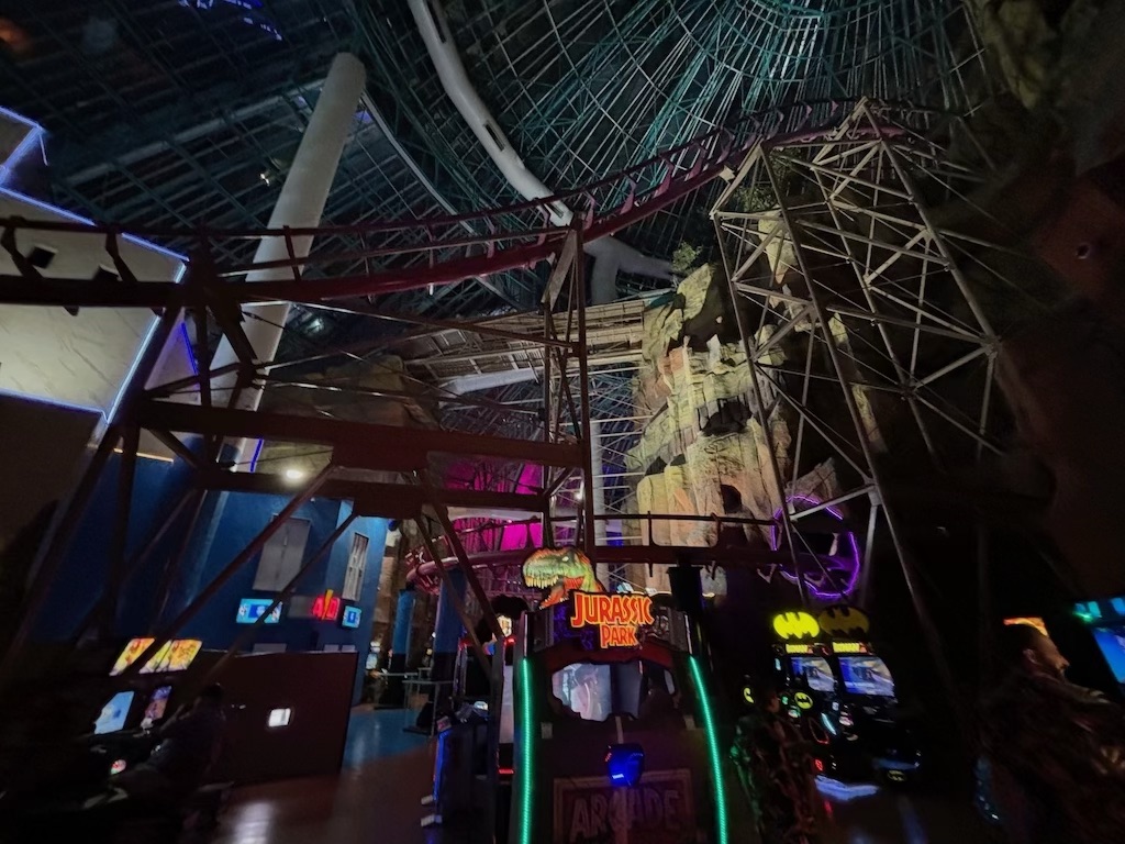 Adventuredome rollercoaster