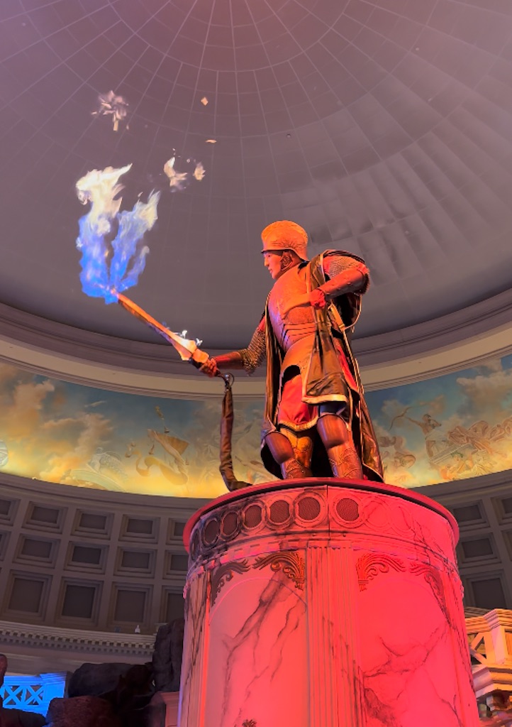 Caesars Palace animatronics show