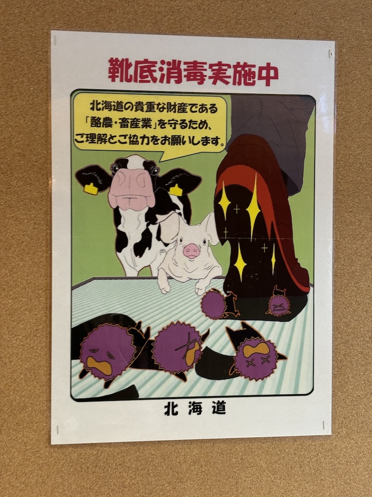 Shoe disinfectant advert