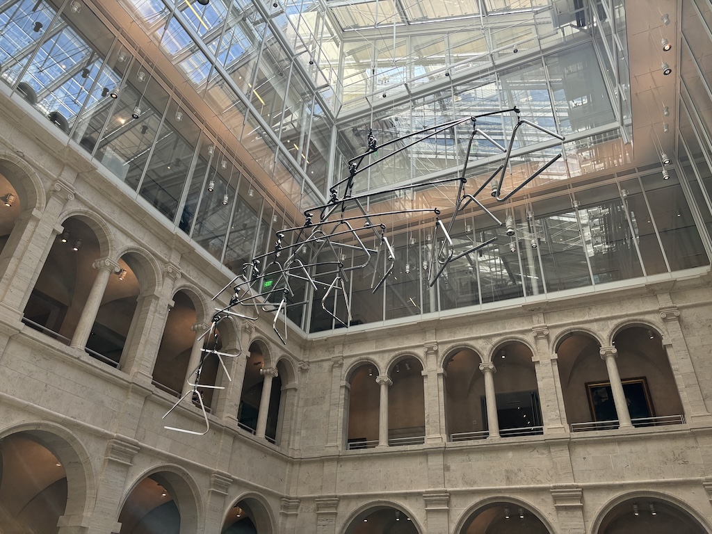 Central space, Harvard Art Museum