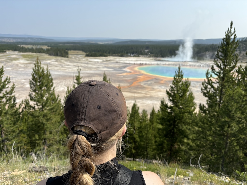 Grand Prismatic Lake viewpoint
