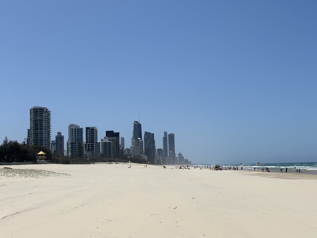 Kurrawa Beach, looking North