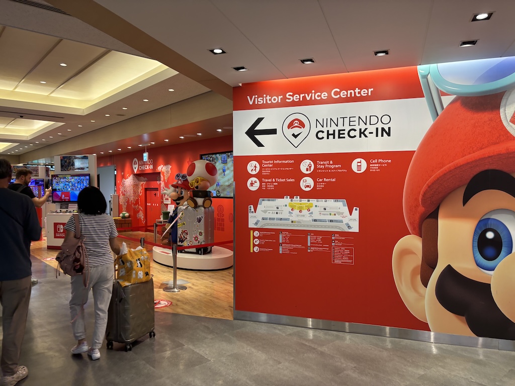 Tokyo Narita Nintendo section