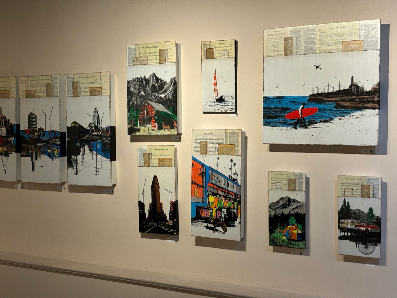 Local artists work