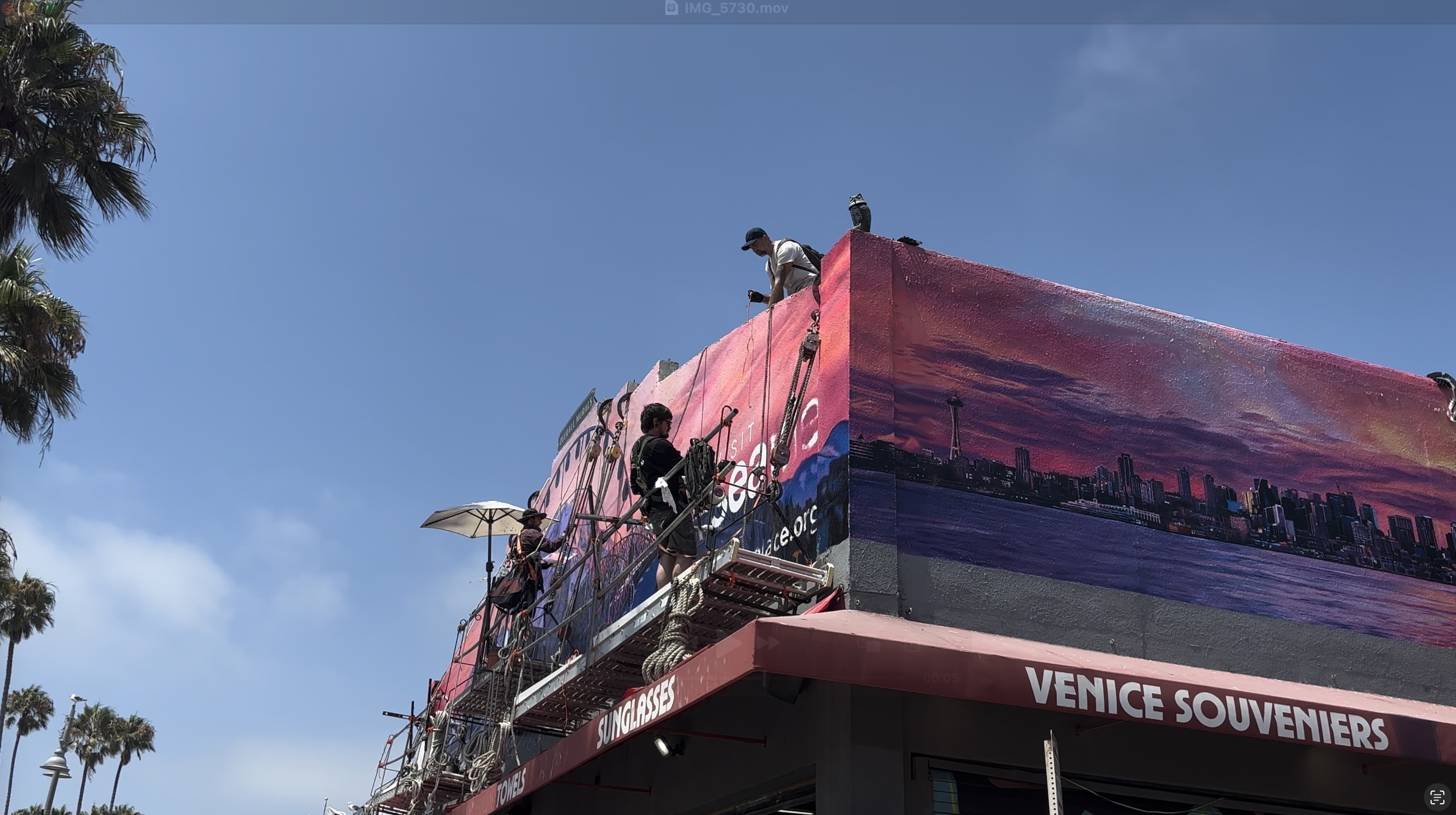 Venice Beach souvenir shop artwork