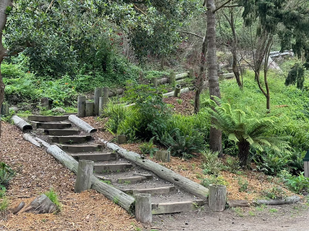 Steps up Strawberry Hill