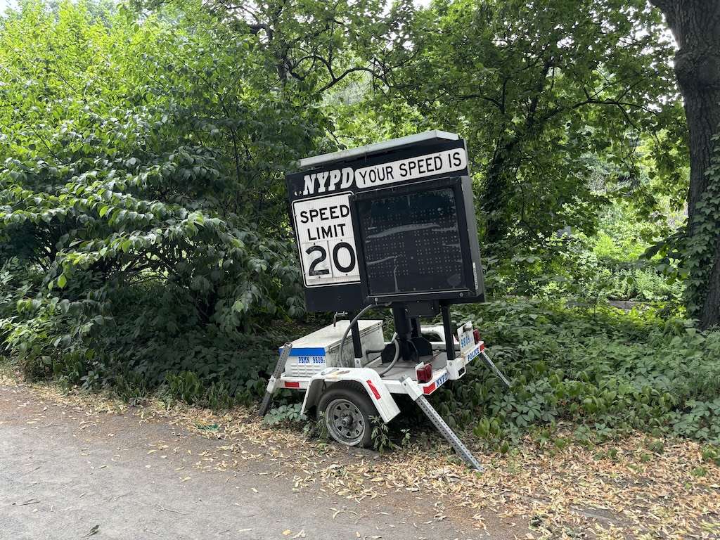 NYPD speed checker