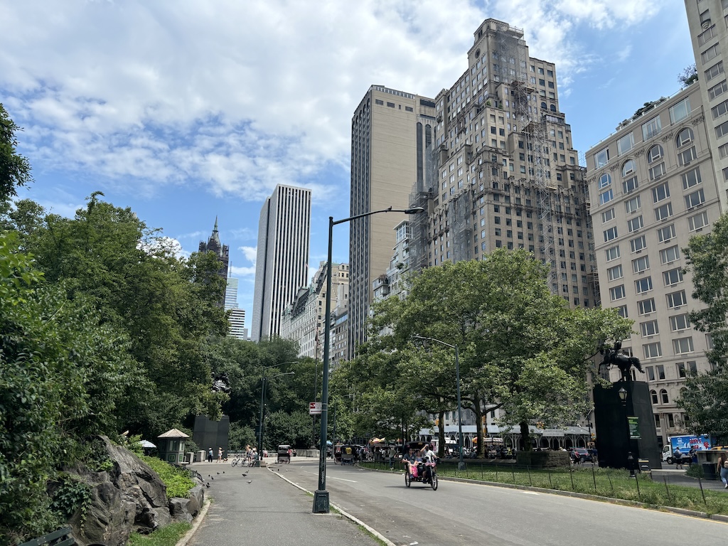 Central park south entrance