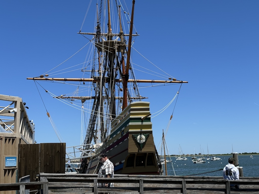 The Mayflower II aft