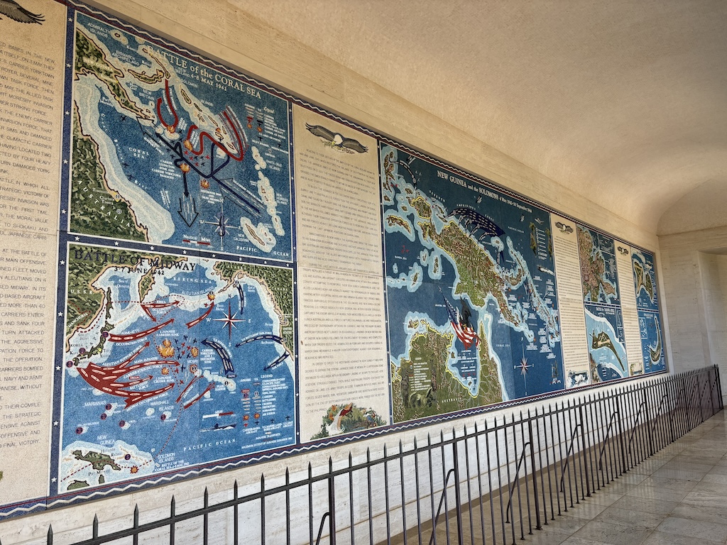 The War in the Pacific mosaic
