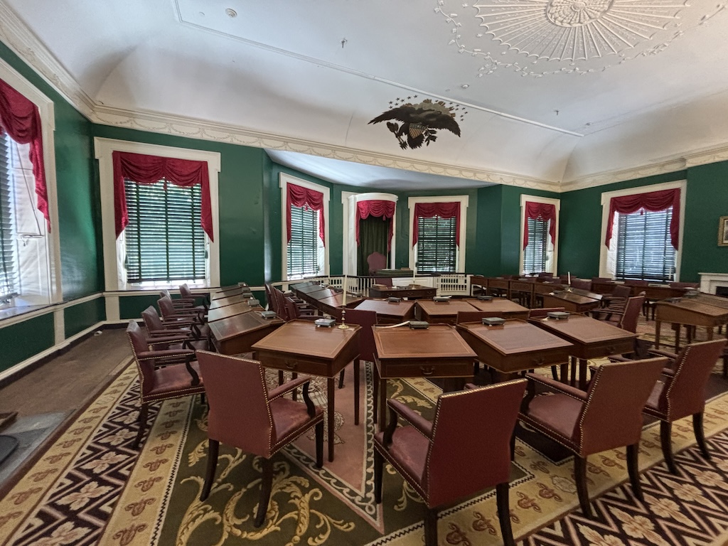 Senate room of congress hall