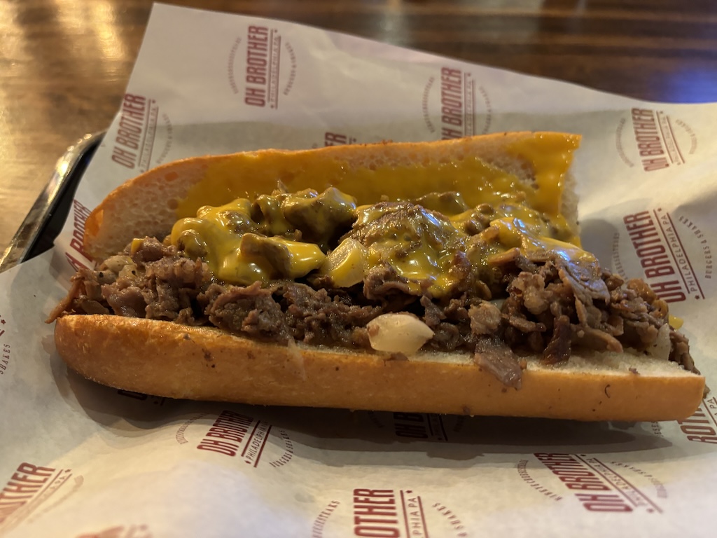 A Philly cheese steak