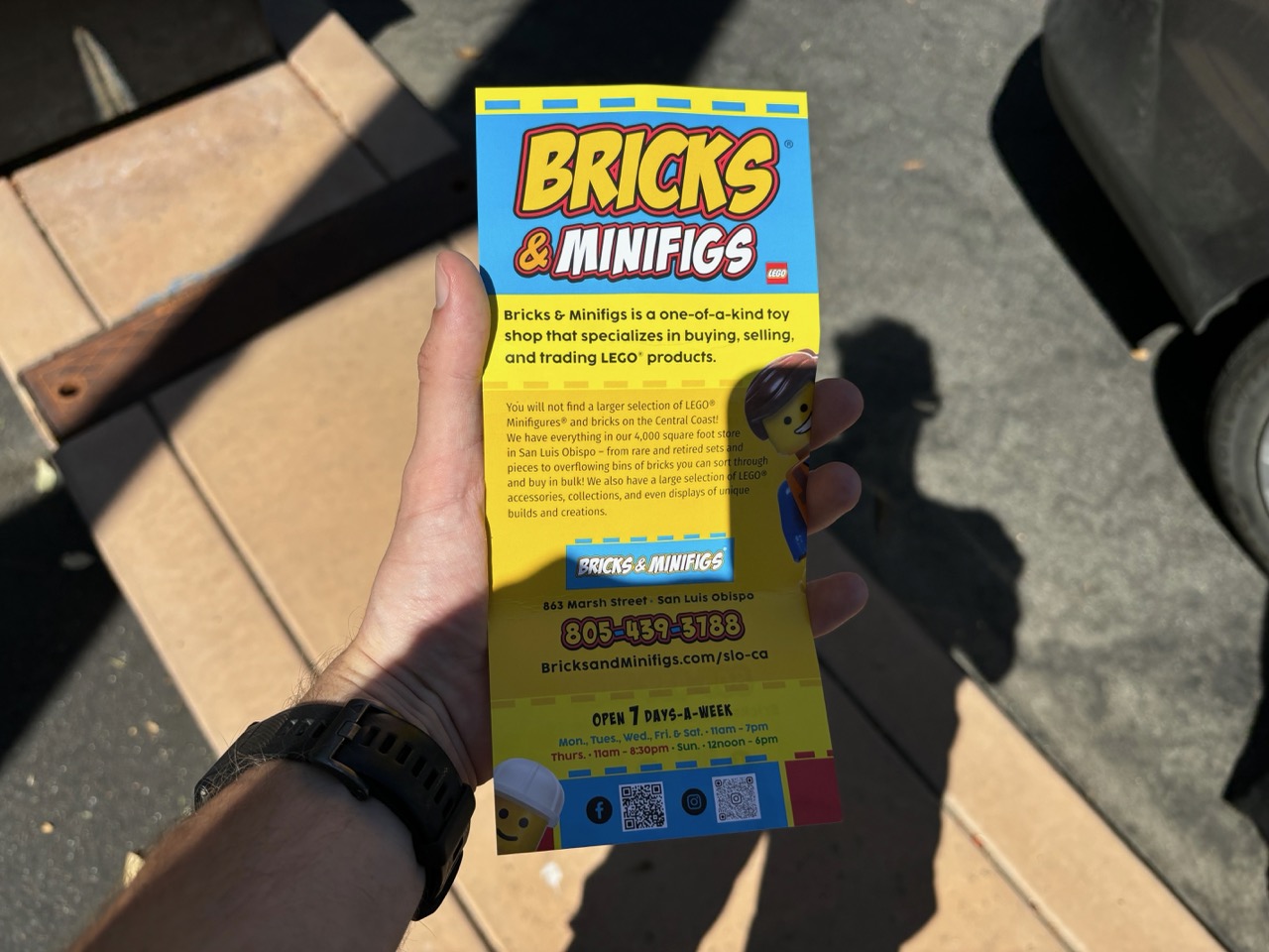Lego shop flyer