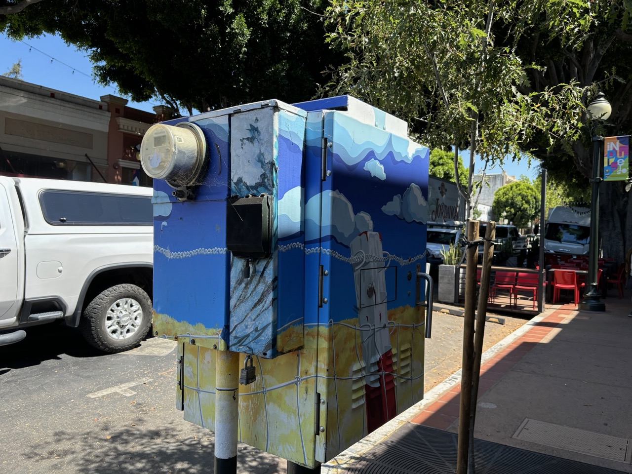 Electrical box street art