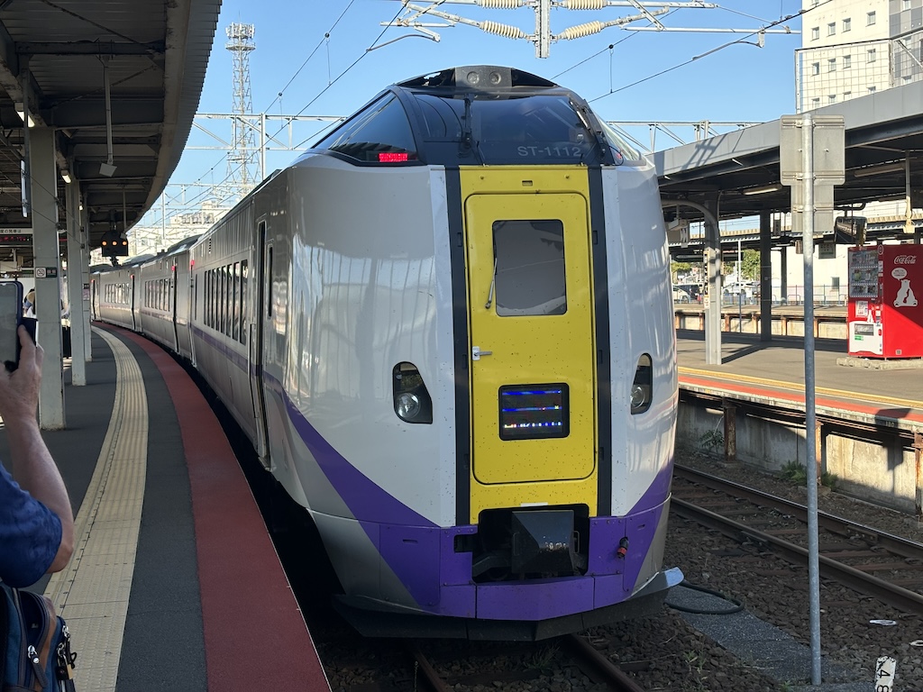 The Hokuto train to Hakodate