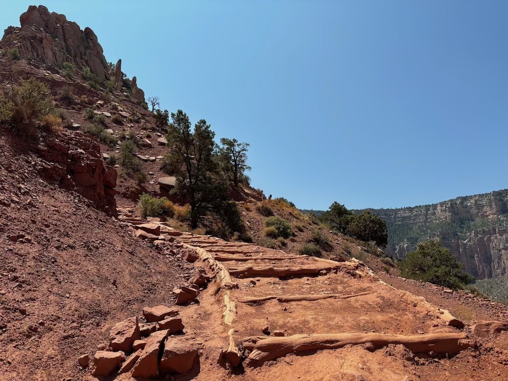 South Kaibab trail, facing uphill