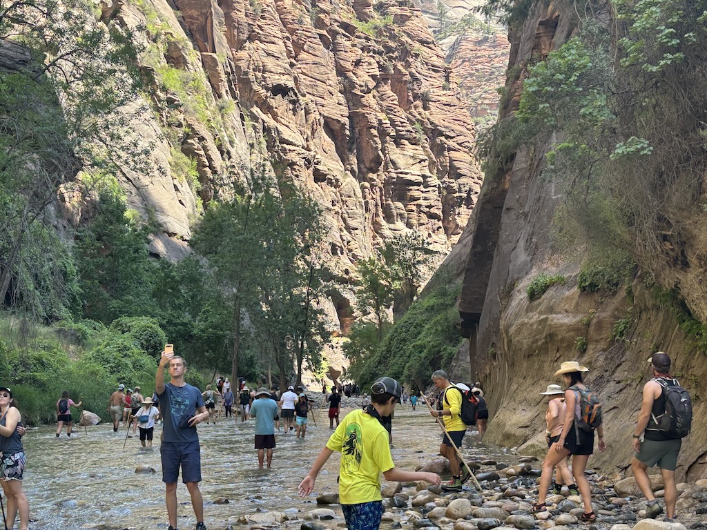 Entrance to Narrows river walk