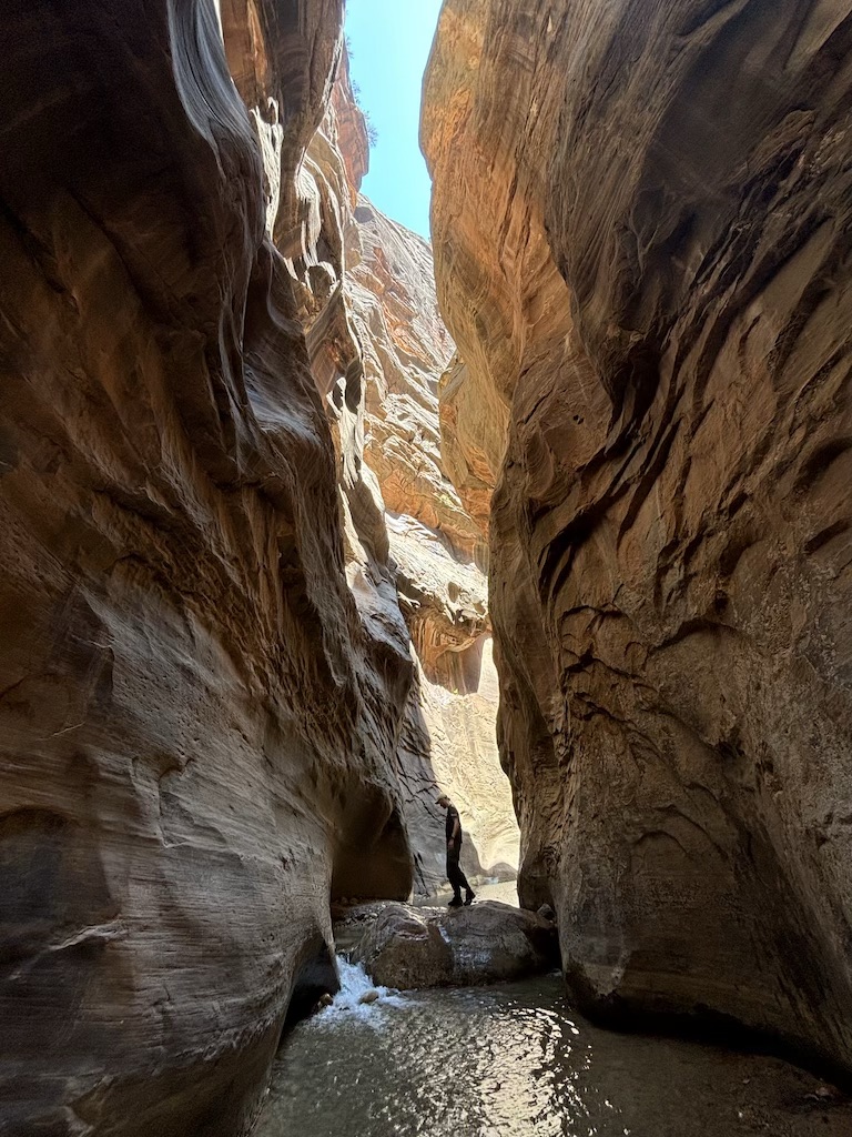 Section of the Narrows, approximately 4 meters wide