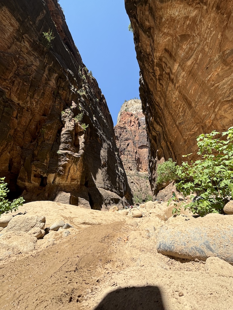 Section of the Narrows, approximately 10 meters wide