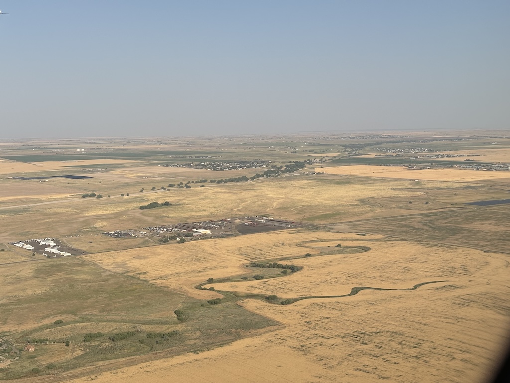 Sky view of rural Colorado