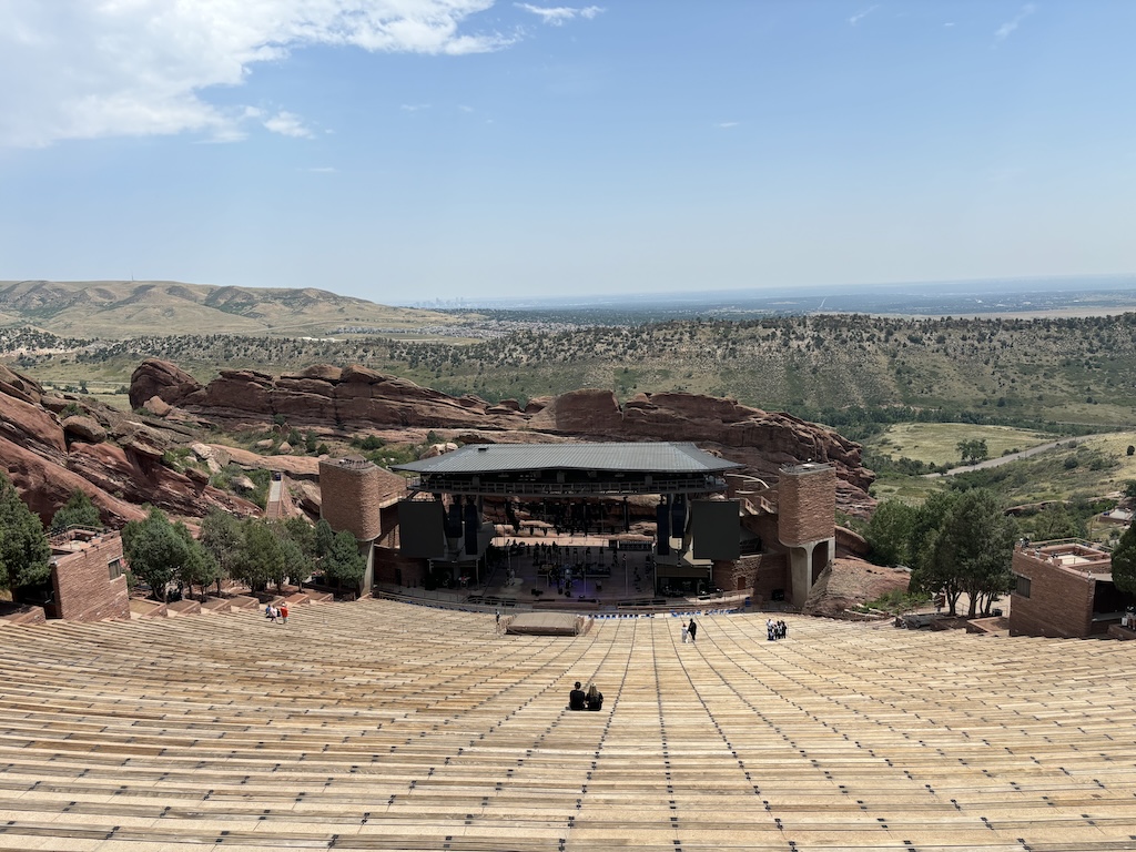 the Red Rock Amphitheatre