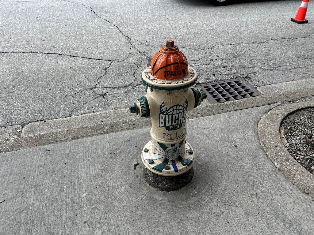 Milwaukee Bucks fire hydrant