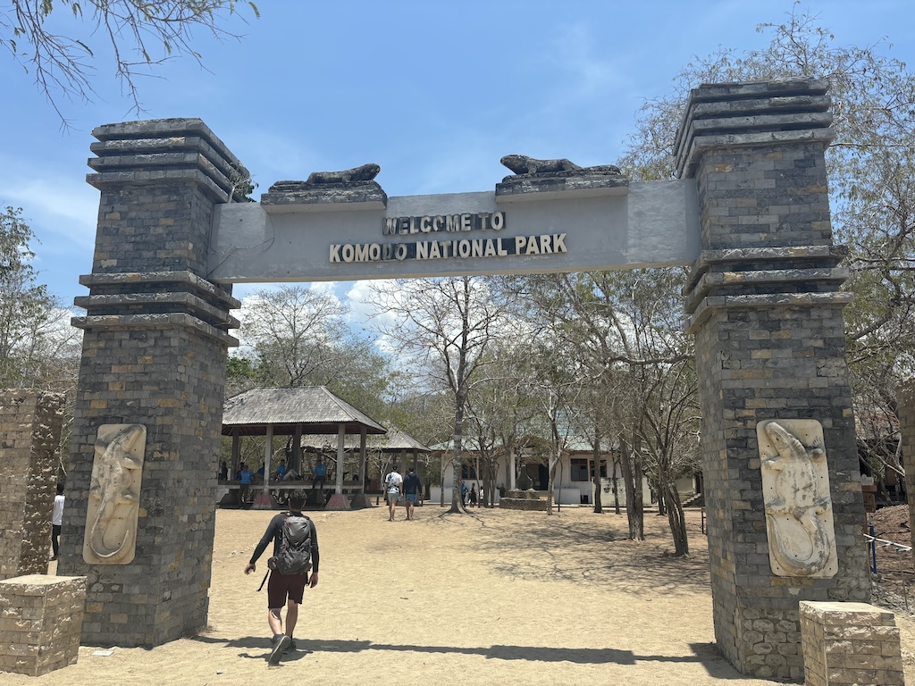 Komodo National Park entrance
