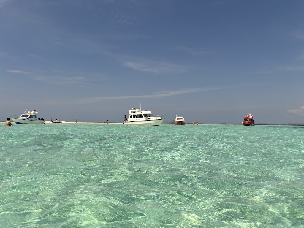 A shallow isolated Indonesian island