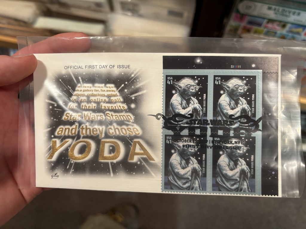 Yoda post stamp